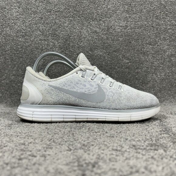 Nike Free RN Distance 827116-100 Women’s Size 8.5 Gray Running Shoes Used - Picture 1 of 13